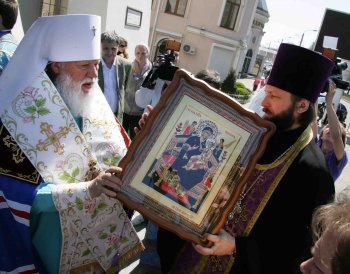 В Одессу прибыла Икона Божией матери «Всецарица»