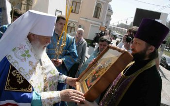 В Одессу прибыла Икона Божией матери «Всецарица»