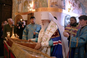 В Одессу прибыла Икона Божией матери «Всецарица»