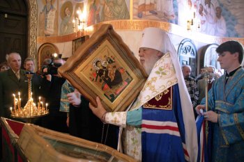 В Одессу прибыла Икона Божией матери «Всецарица»