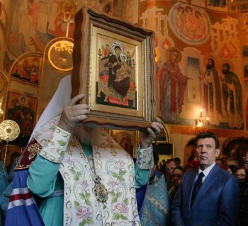 В Одессу прибыла Икона Божией матери «Всецарица»