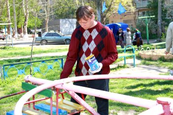 Субботник в Суворовском районе