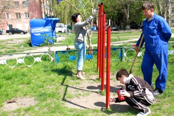 Субботник в Суворовском районе