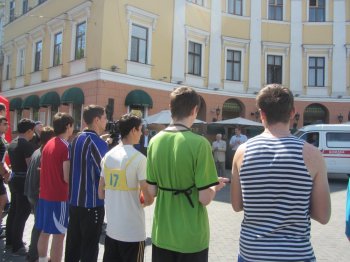 От Дюка к Дюку - в Одессе состоялась легкоатлетическая эстафета