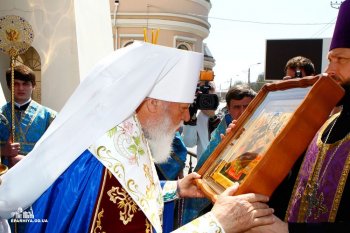 Копия иконы Божией Матери "Всецарица" в Одессе