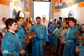Копия иконы Божией Матери "Всецарица" в Одессе