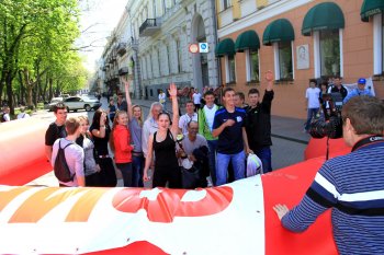 Этафета, посвященная Дню Победы