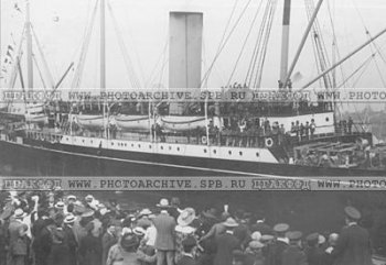 Русский пароход на месте гибели «Титаника» 99 лет назад