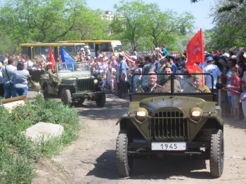 В Одессе состоялся праздничный автопробег
