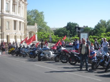 В Одессе состоялся праздничный автопробег