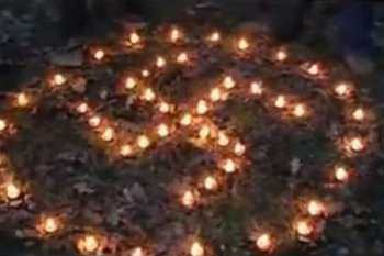 Молодчики отметили в Бабьем Яру 70-летие СС «Галичина» и пообещали «встретиться с жидами» (видео)