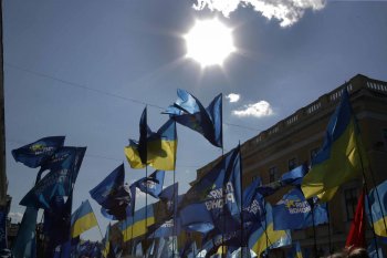 Масштабный митинг в поддержку Всеукраинского антифашистского марша прошел сегодня в Одессе