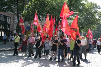 Масштабный митинг в поддержку Всеукраинского антифашистского марша прошел сегодня в Одессе