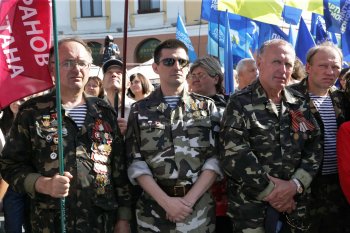 Масштабный митинг в поддержку Всеукраинского антифашистского марша прошел сегодня в Одессе