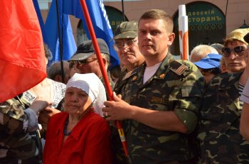 Масштабный митинг в поддержку Всеукраинского антифашистского марша прошел сегодня в Одессе