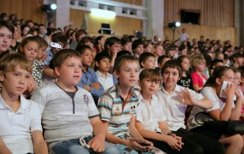 В Одессу съехались юные пожарные региона