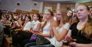 В Одессу съехались юные пожарные региона