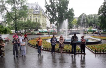 Ротонда в Горсаду превратилась в сцену мирового масштаба