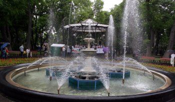 Ротонда в Горсаду превратилась в сцену мирового масштаба