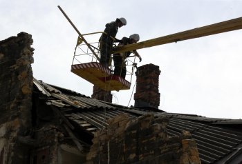 В «климовском квартале» новое обрушение дома (фото)