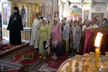 Российские парламентарии в Одессе посетили храм Святых Равноапостольных Кирилла и Мефодия