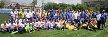В Одессе прошли междепутатские футбольные баталии