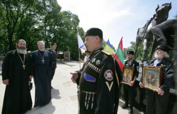 В Одессе казаки почтили память атамана Головатого, императрицы Екатерины и Александра Суворова