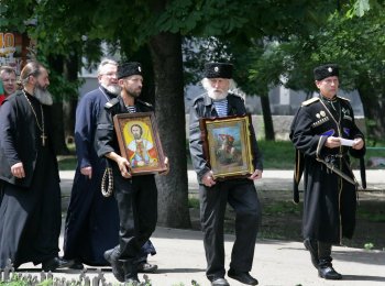 В Одессе казаки почтили память атамана Головатого, императрицы Екатерины и Александра Суворова