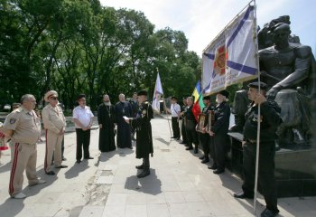 В Одессе казаки почтили память атамана Головатого, императрицы Екатерины и Александра Суворова