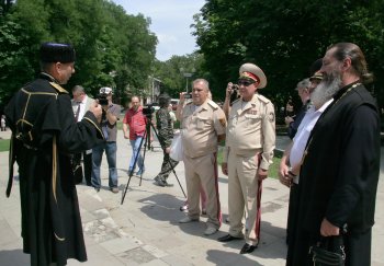 В Одессе казаки почтили память атамана Головатого, императрицы Екатерины и Александра Суворова