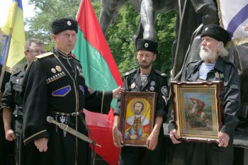 В Одессе казаки почтили память атамана Головатого, императрицы Екатерины и Александра Суворова