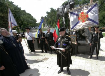 В Одессе казаки почтили память атамана Головатого, императрицы Екатерины и Александра Суворова