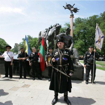 В Одессе казаки почтили память атамана Головатого, императрицы Екатерины и Александра Суворова