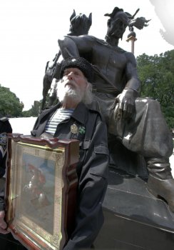 В Одессе казаки почтили память атамана Головатого, императрицы Екатерины и Александра Суворова