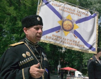 В Одессе казаки почтили память атамана Головатого, императрицы Екатерины и Александра Суворова