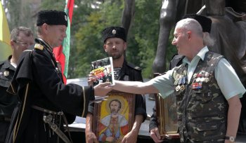 В Одессе казаки почтили память атамана Головатого, императрицы Екатерины и Александра Суворова