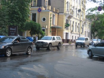 В центре Одессы опять потоп (фото)