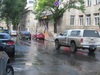 В центре Одессы опять потоп (фото)