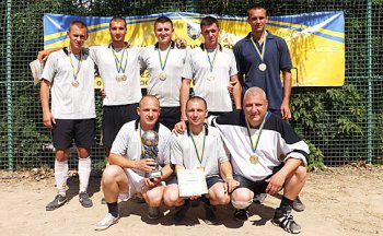 В Одессе госохранники сыграли в мини-футбол