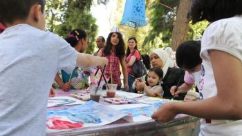 В Дамаске проходит форум юных художников (фото)