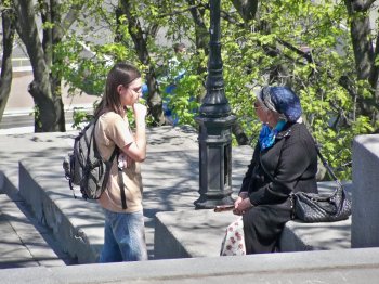 Потемкинскую лестницу атаковали цыгане