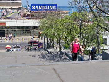 Потемкинскую лестницу атаковали цыгане