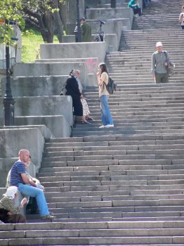 Потемкинскую лестницу атаковали цыгане