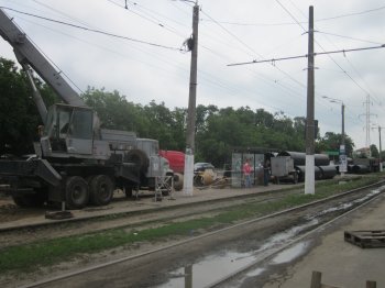 Пробки на Таирова. Яма на Костанди не зарыта! (фото)