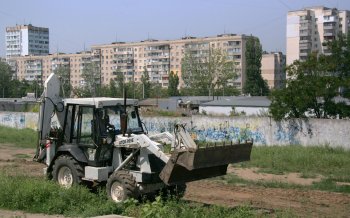 В Суворовском районе Одессы началось строительство нового стадиона (фото)