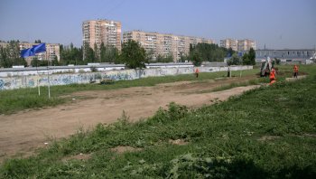 В Суворовском районе  началось строительство нового стадиона 