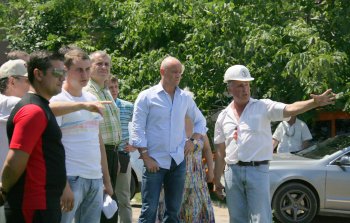 В Суворовском районе  началось строительство нового стадиона 