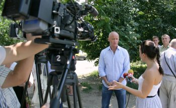 В Суворовском районе  началось строительство нового стадиона 