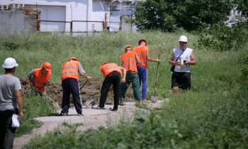 В Суворовском районе  началось строительство нового стадиона 