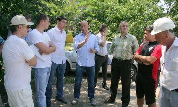 В Суворовском районе  началось строительство нового стадиона 